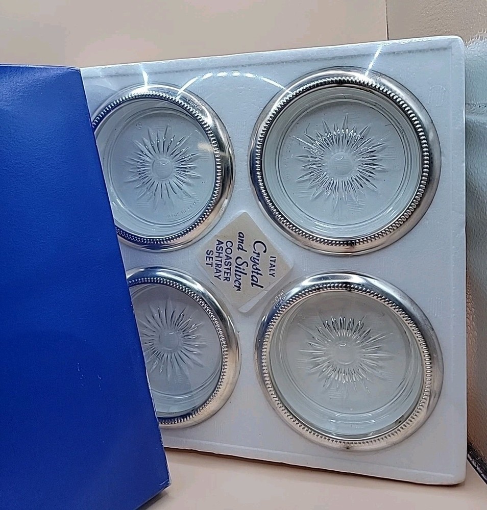 Glass Coasters Leonard Italy