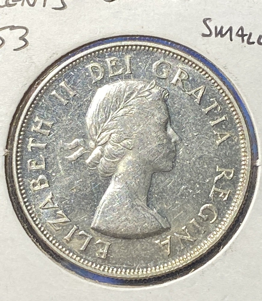 1953 Canada Silver Half Dollar