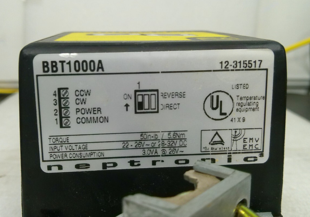 Neptronic (BBT1000A) Actuator