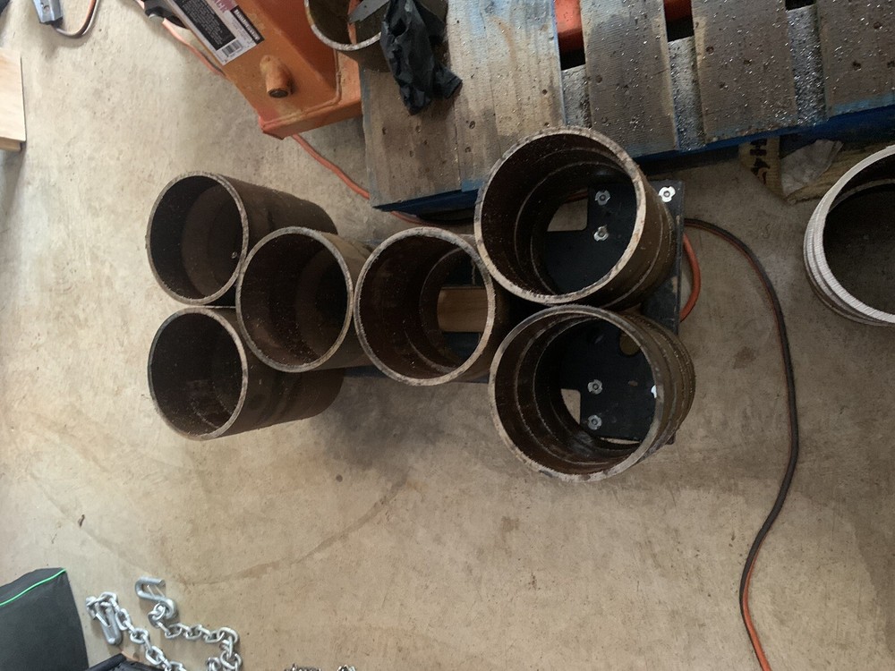 8” X 2” Schedule 40 Pipe Collar Ring For Welding CouponsS 9 Ring Collars