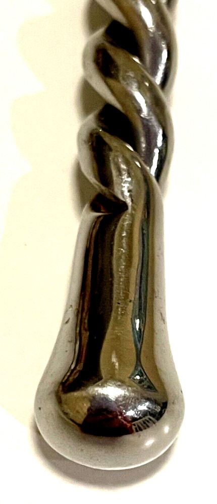 Hampton Silversmith Carousel THREE LARGE OVAL SOUP SPOONS Stainless Twist Handle