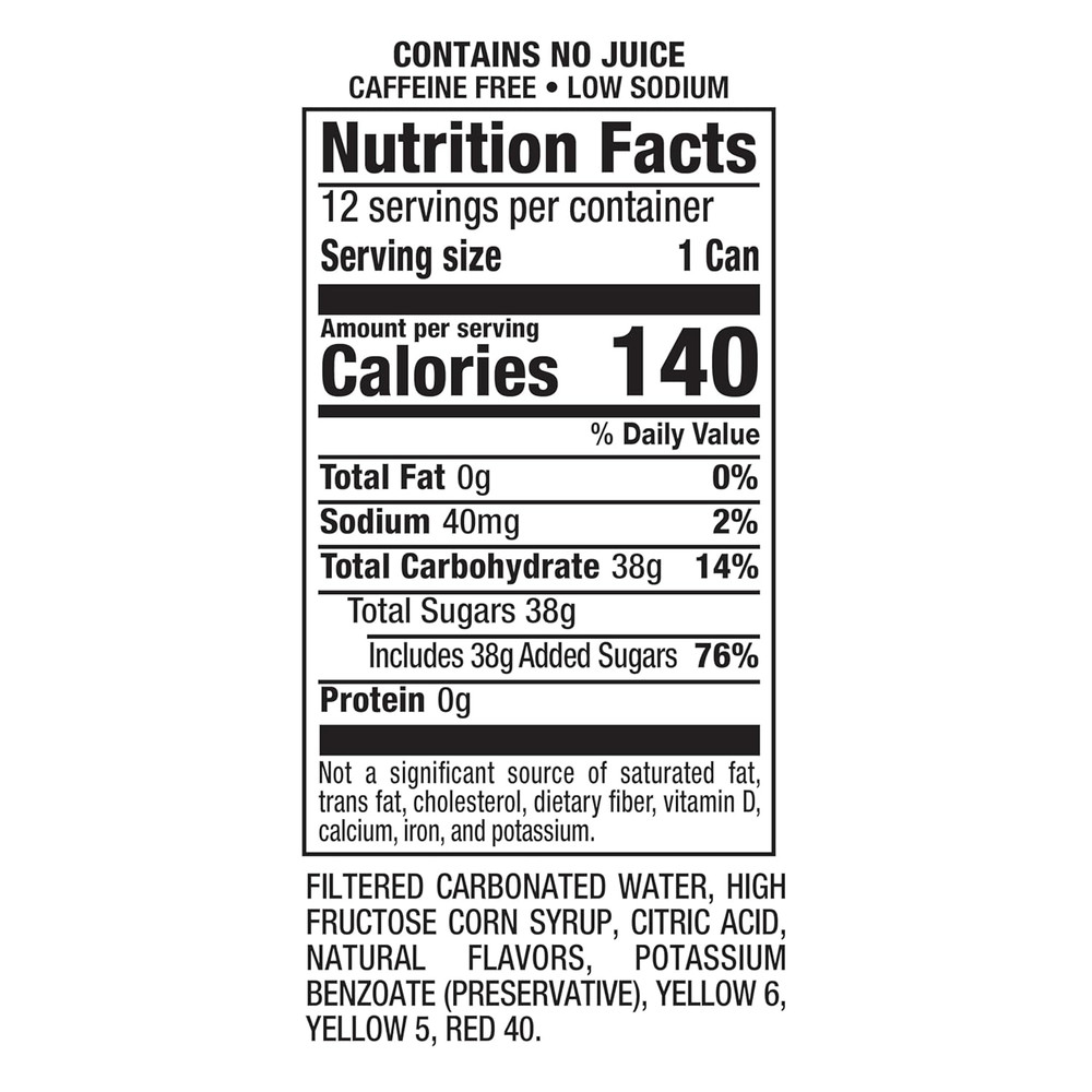 Tropical Soda, 12 Fl Oz Cans, 12 Pack