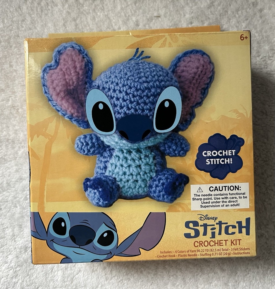 Disney Stitch Crochet Kit - Open Box