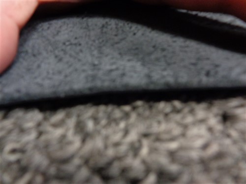 LEATHER HIDE TEXTURED 47" X 50" BLACK