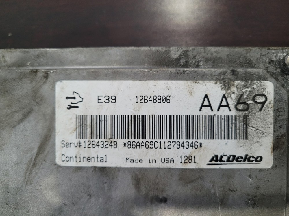 USED 2012-2013 Buick Enclave Engine Control Module ONLY (12643248)