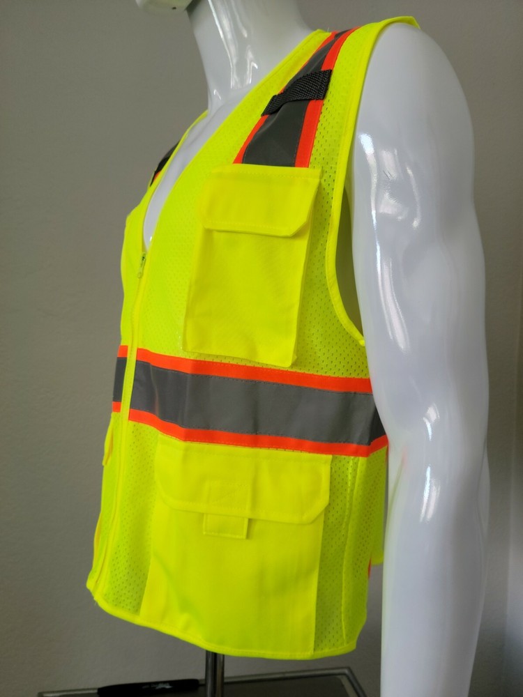 Yellow High Visibility Safety Vest.