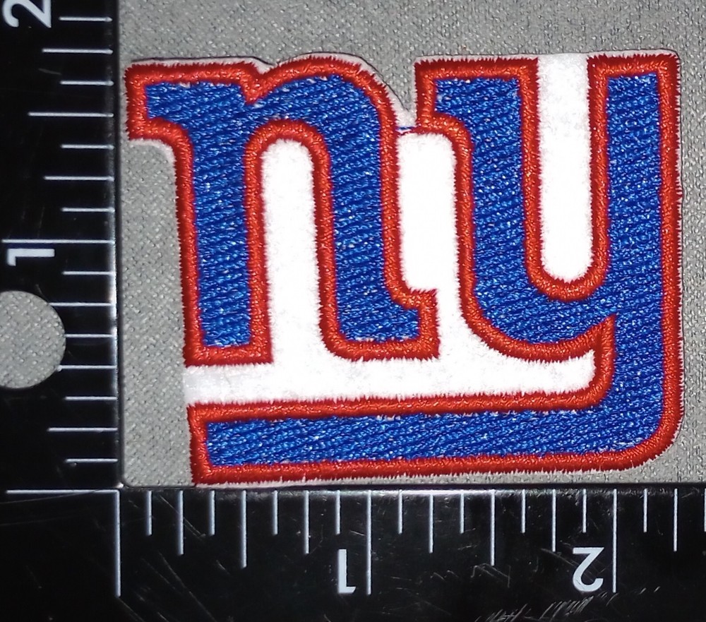 NEW YORK GIANTS EMBROIDERED IRON ON PATCH