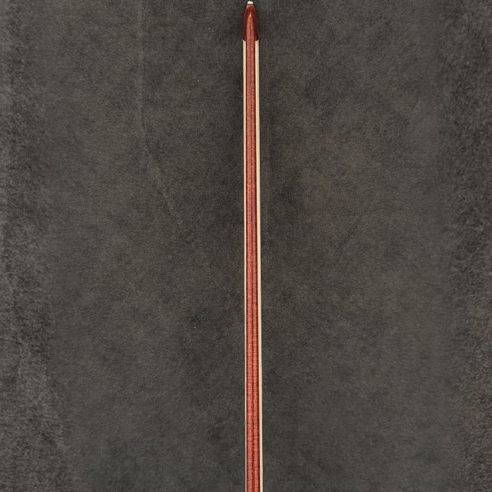 Master Violin Bow 4/4 Carbon Core Pernambuco Skin OX Horn Fleur-De-Lys Silver