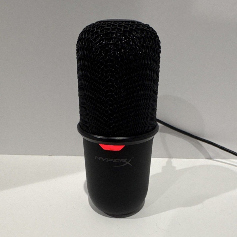HyperX SoloCast USB Microphone Black, Cardioid, Mute Button, Freestanding