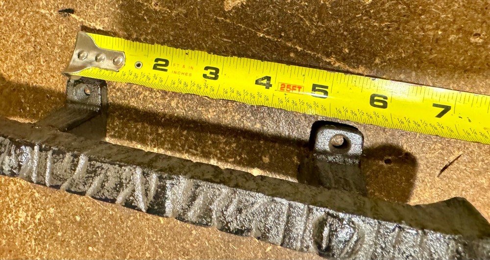 TWO 9.3" Cast Iron Foundry Style RUSTIC Barn Handle Gate Pull Shed Door Handles