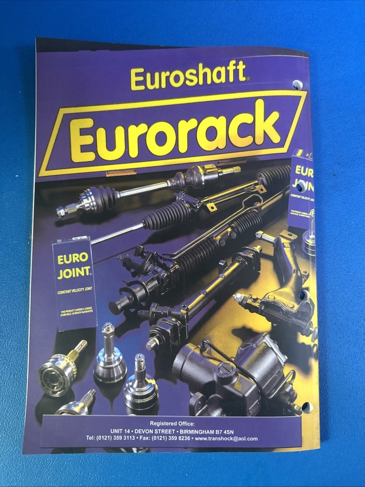 EUROCALIPER BRAKE CALIPER CATALOGUE 2002 2003 SAME DAY DISPATCH