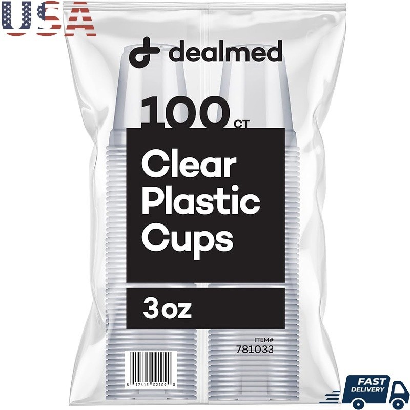 Disposable Clear Cups Professional Quality Multi-Use Bulk Pack Hygienic Solution