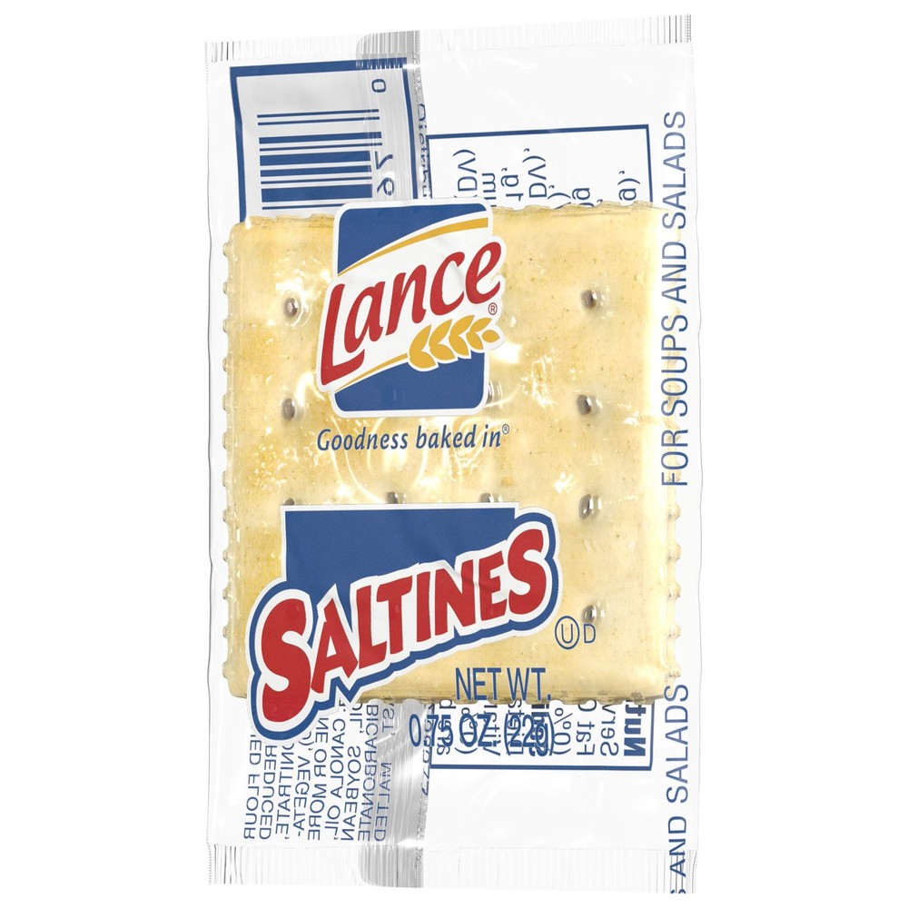 Lance Saltines Crackers, Single Serve Packs, 500 Count