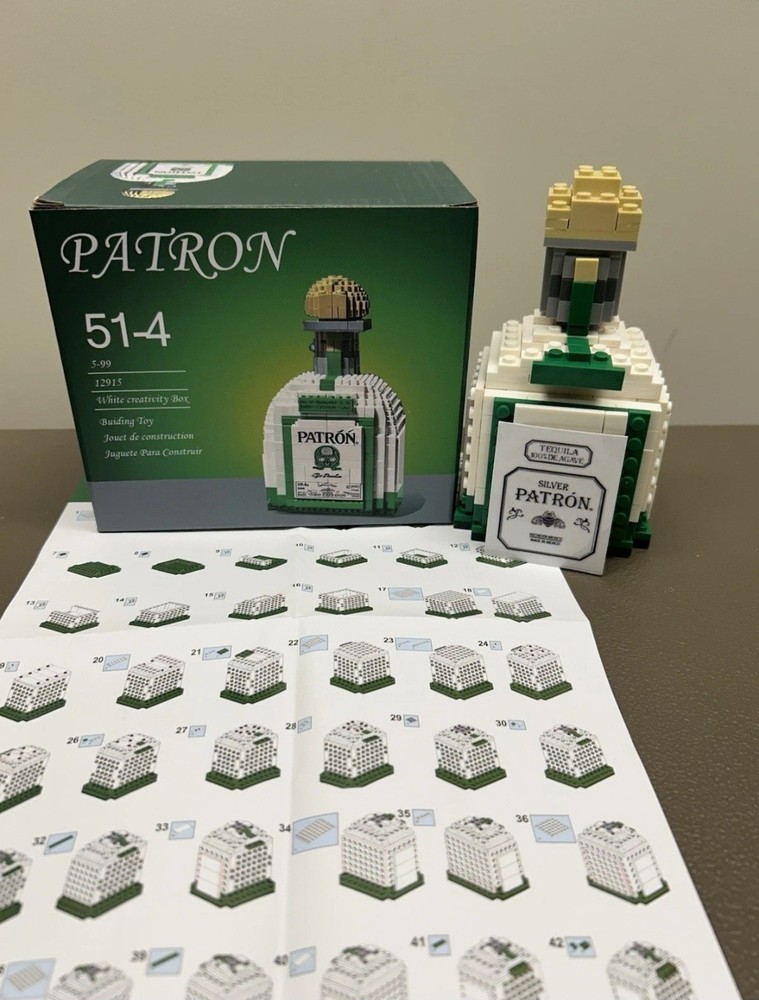 Patron Bottle Building Block Set