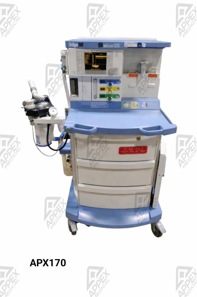 Drager Fabius GS Anesthesia With "3.37a SOFTWARE Version" (APX170)