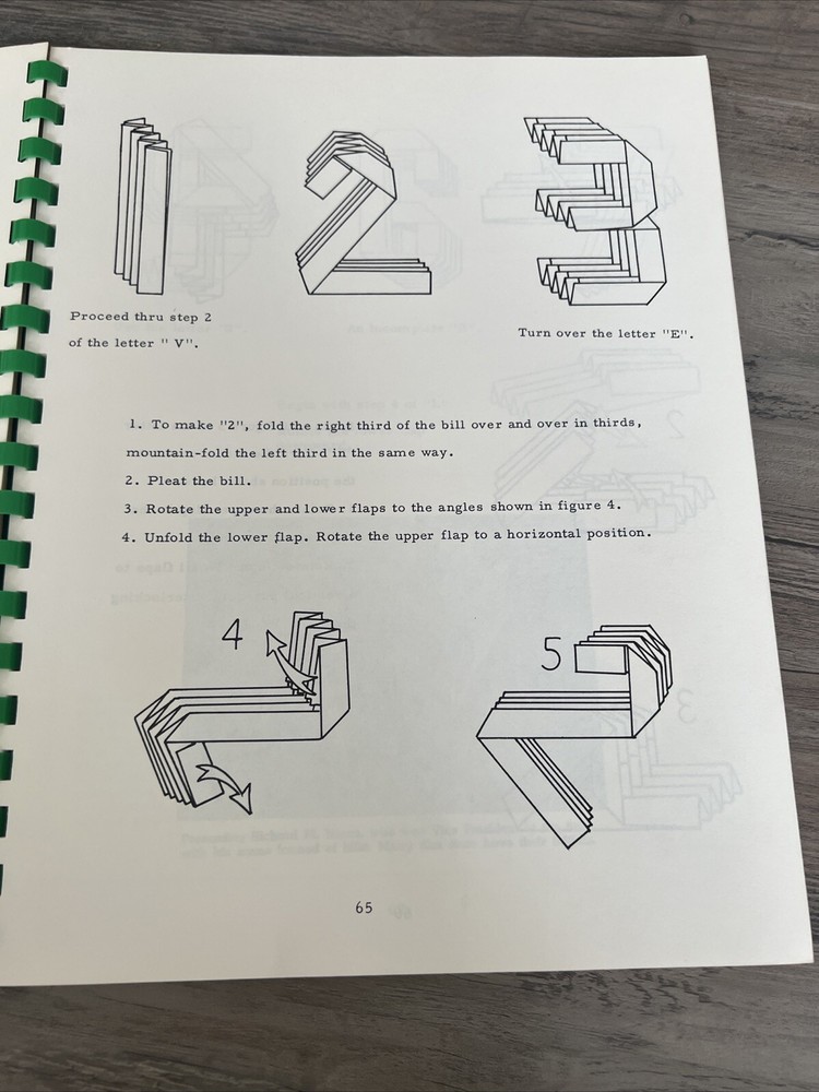 Folding Money Volume Two Magic Trick Book 1968 Magicican Performance