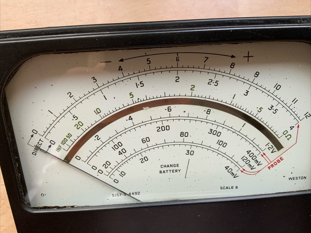 vintage meter Weston S157-9-4492