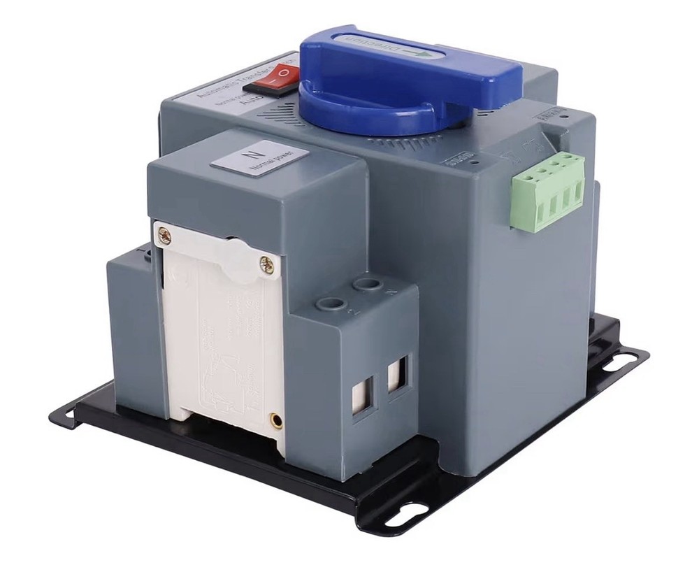 AC 110V 63A 2P Automatic Transfer Switch Solar ATS Generator Dual Power Change
