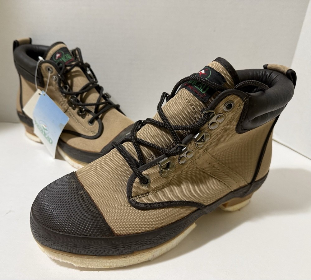 REDHEAD CANVAS WADING BOOT STYLE: 20F-TAN BOOTS SIZE: 10