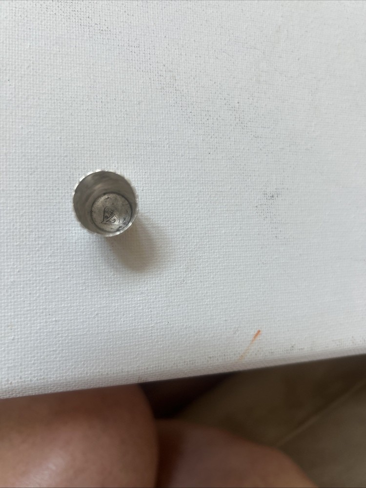 Vintage Antique Thimble Sterling