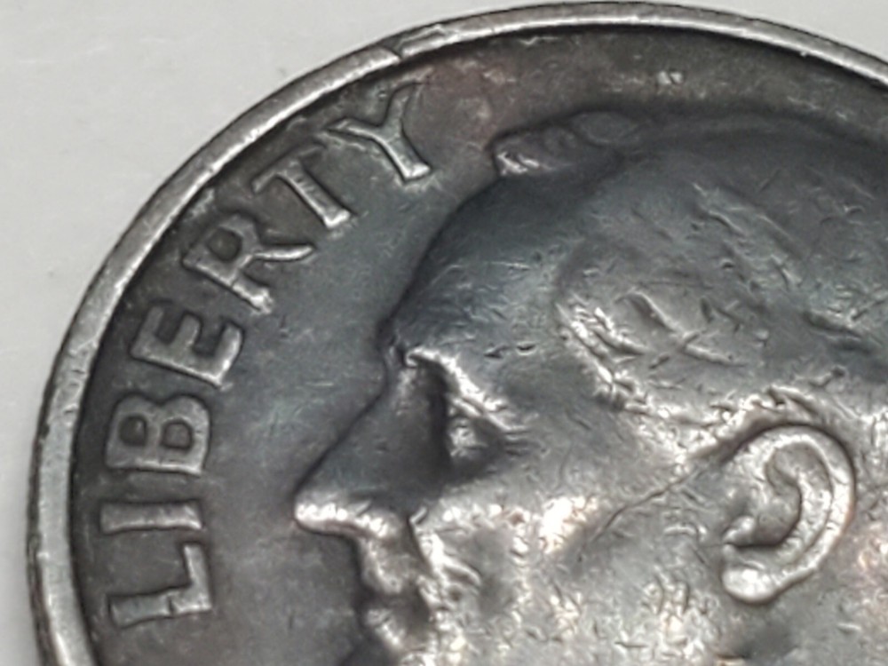 1994 P Roosevelt Dime ERROR Coin