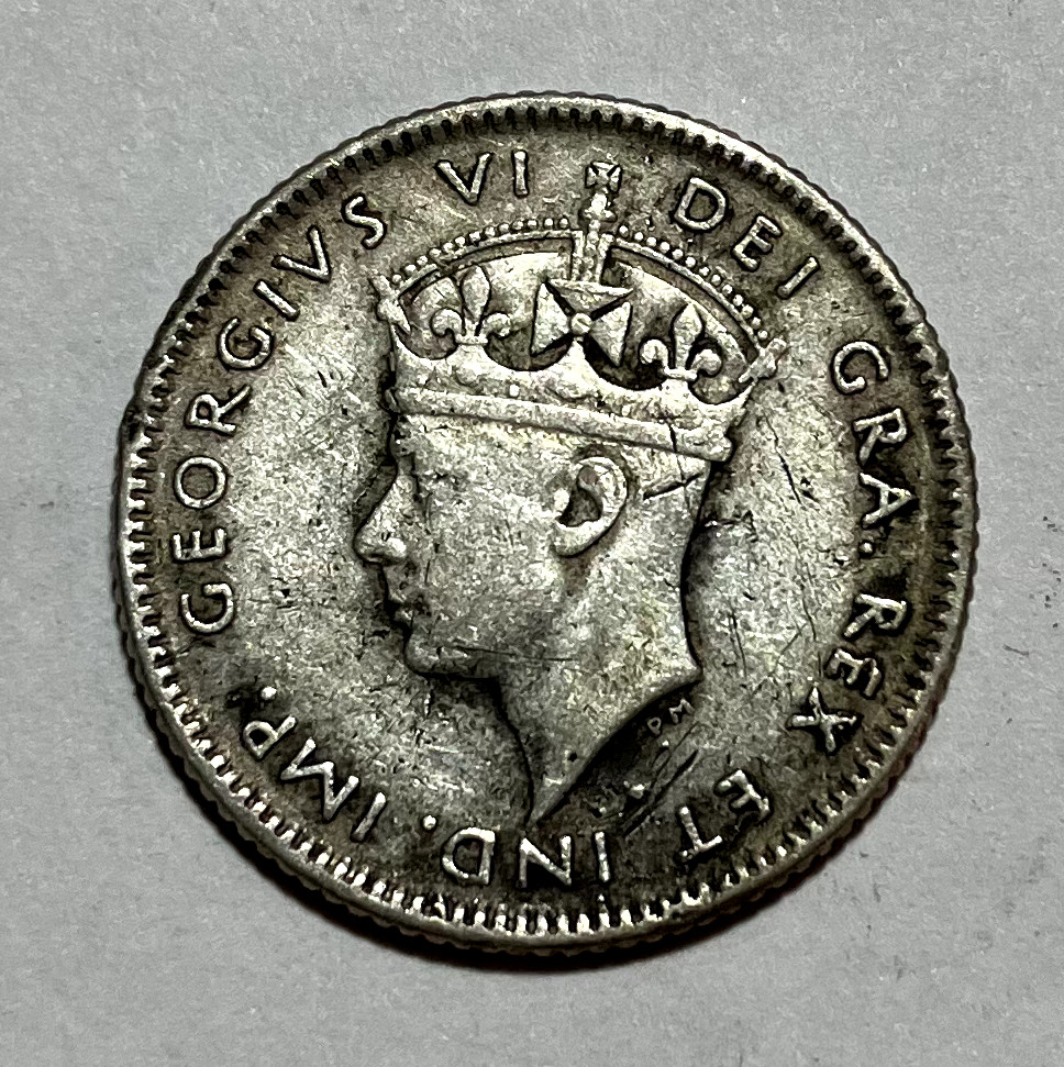 1947 Newfoundland Silver 10 Cents