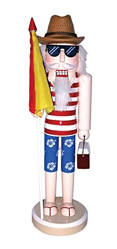 Santa's Workshop 70873 Day at The Beach Nutcracker, Multi, 14"