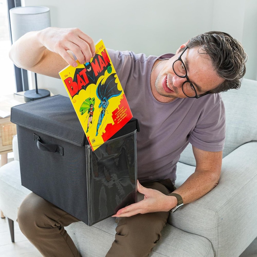 Comic Book Storage Box with Comic Book Display Window [Patent Pending]�