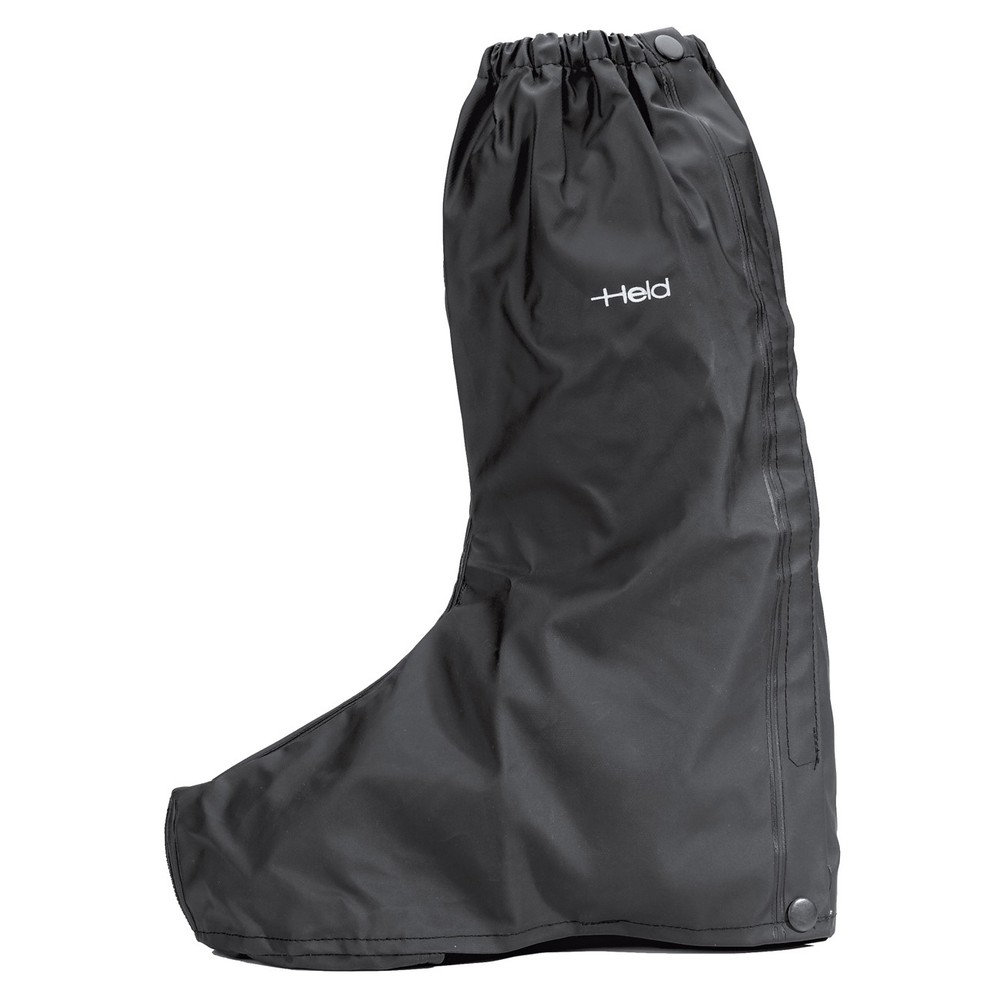 Held Motorcycle Rain Pull On Boots Black With Open Outsole Waterproof