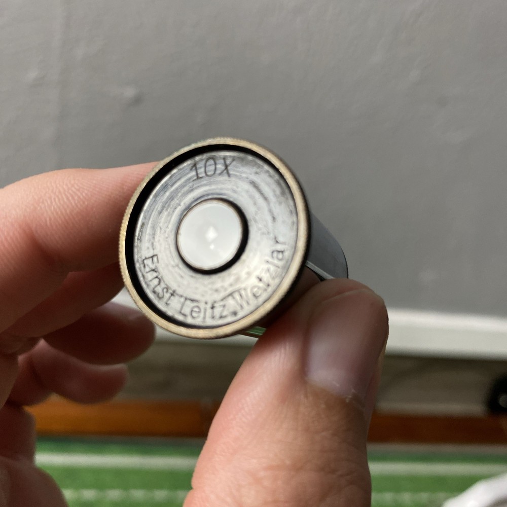 ernst leitz wetzlar microscope 10x