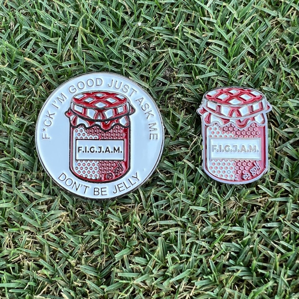 New! E9 Golf "FIGJAM" Ball Mark - 2 sizes