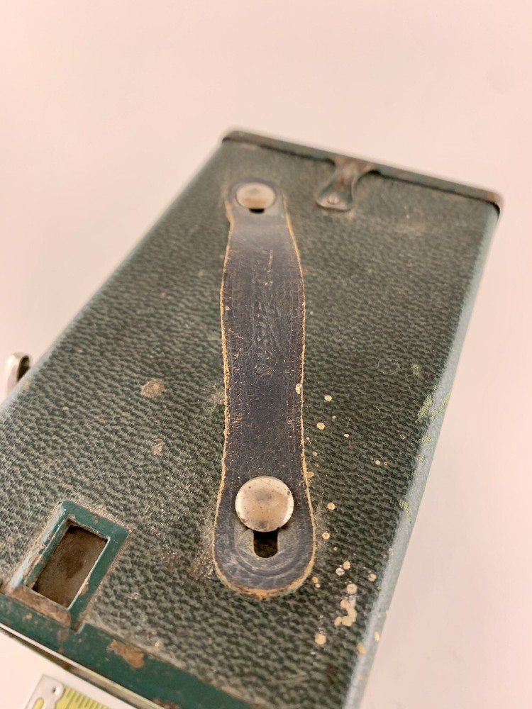 Vintage AGFA ANSCO Box Camera B2 Green Version Non-Working Antique