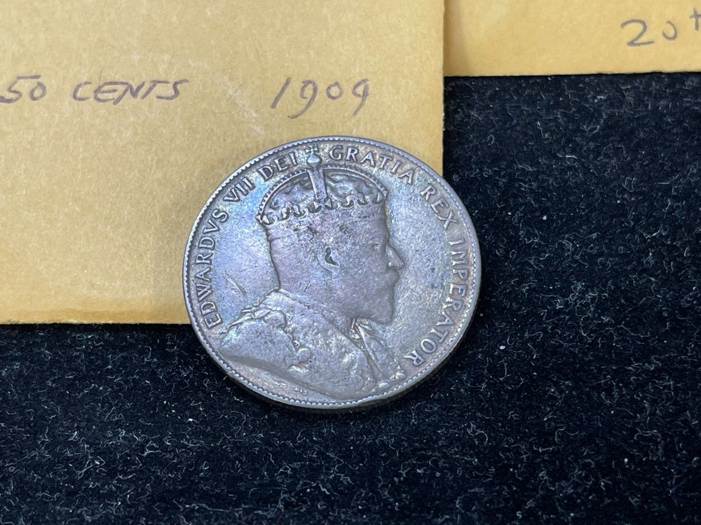 1909 Canada Newfoundland 50 Cents High Value