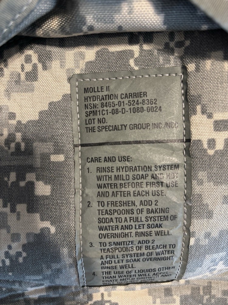 ACU Hydration Carrier No Bladder