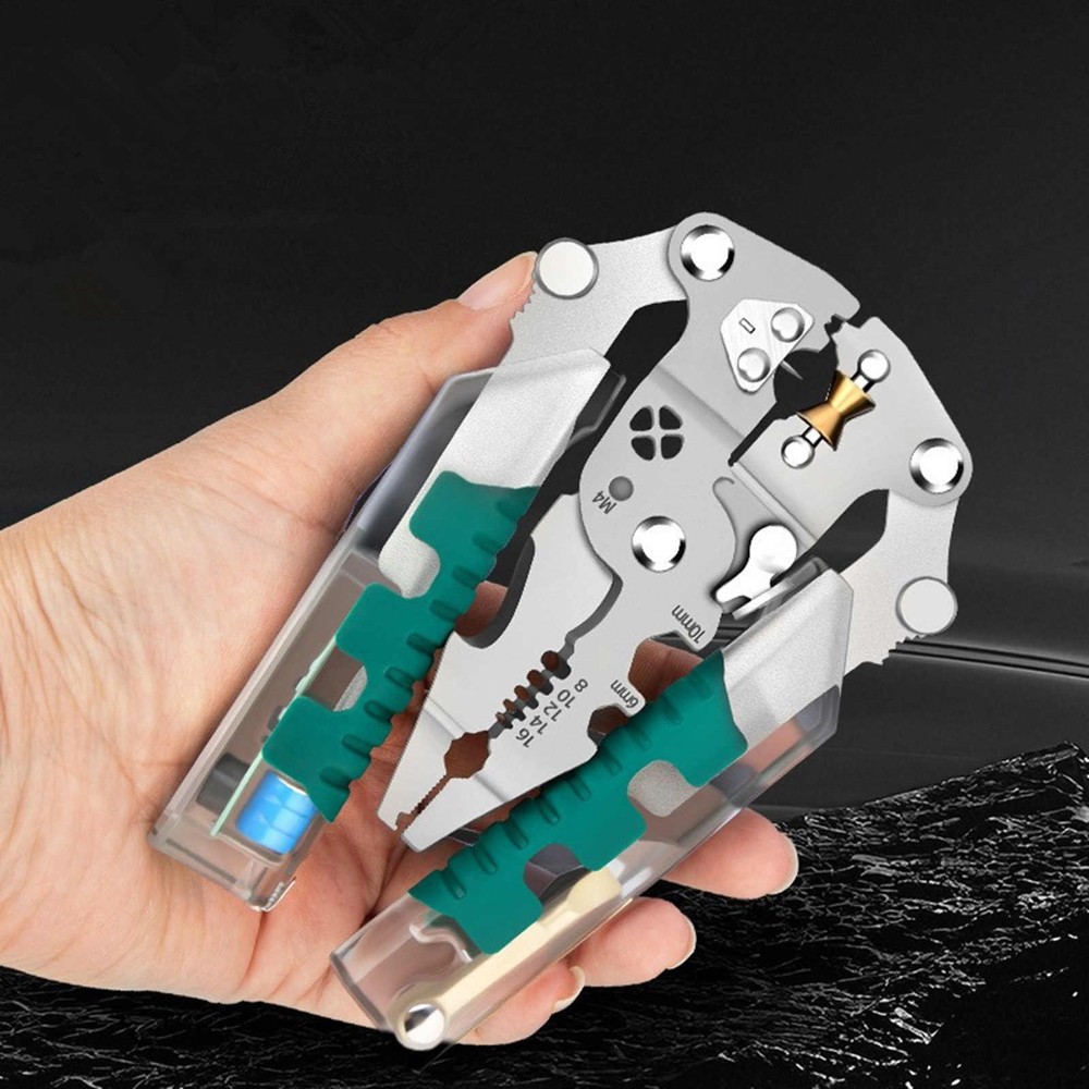 1 PCS Multi-Functional Fold Wire Stripper Scissor With Electrical Test & Sound