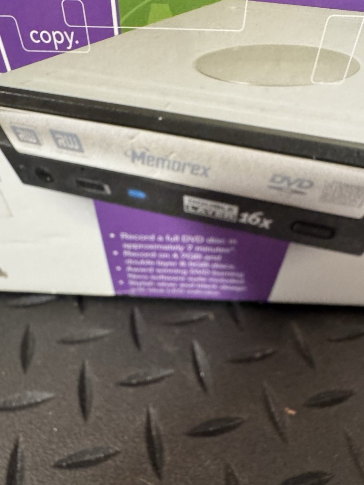 NEW Memorex Multi-Format External DVD Recorder MRX-525GE Open Box