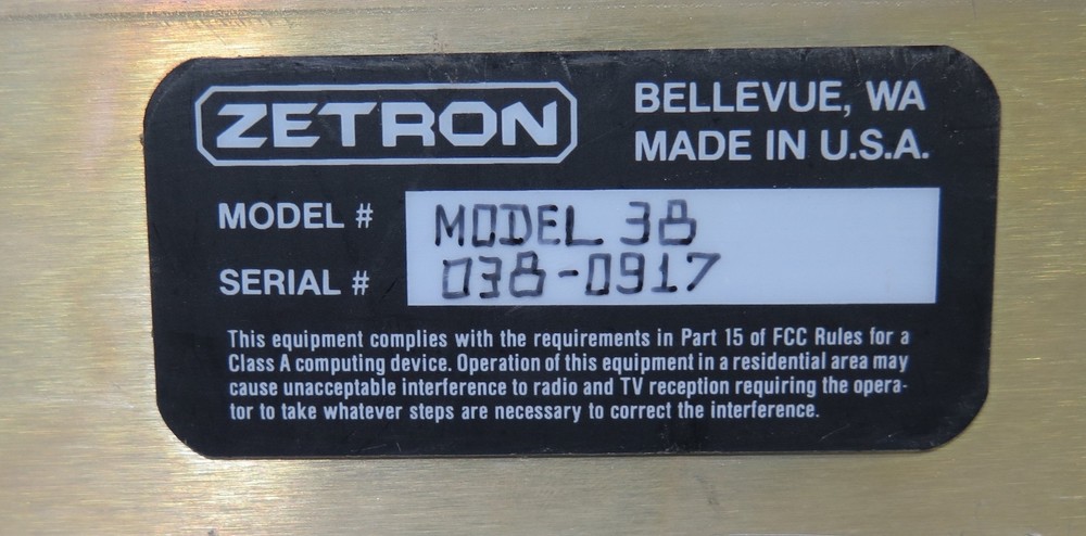 R193279 Zetron Model 38 Repeater Tone Panel