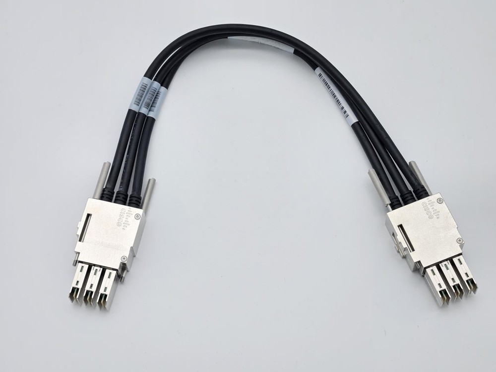 Lot of 24 Cisco STACK-T1-50CM 50cm StackWise Stacking Cable Triple Connector