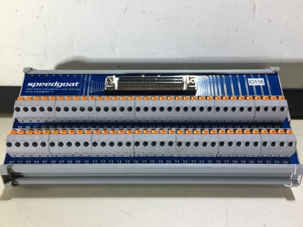 IO116: SPEEDGOAT IO116-BIT ANALOG CURRENT LOOP I/O MODULE TERMINAL BOARD