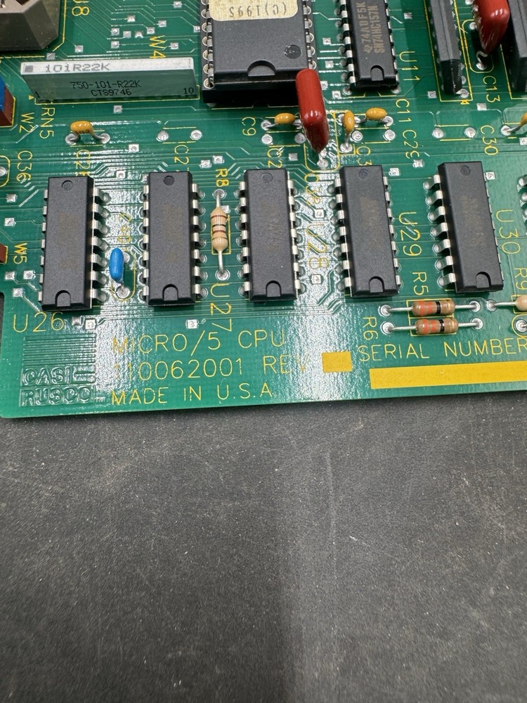 GE Security / Casi Rusco 110062001 Micro/5 CPU Board