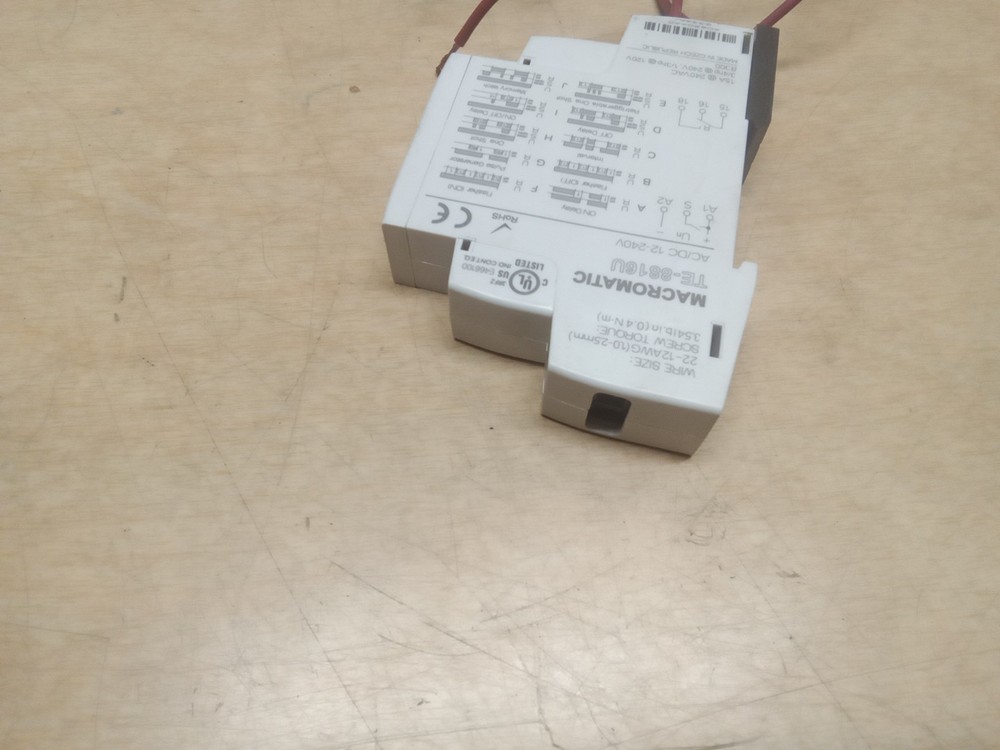 MACROMATIC TE-8816U Time Delay Relay