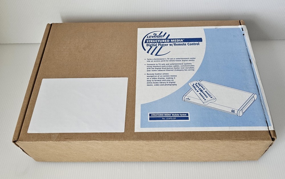 Leviton Structured Media Digital Player with Remote Control NEW