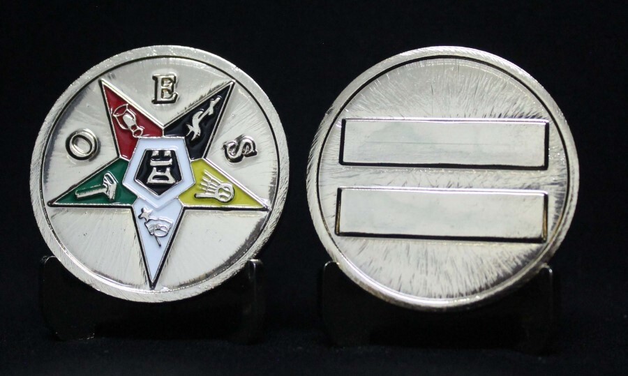 EASTERN STAR CHALLENGE COIN  NEW