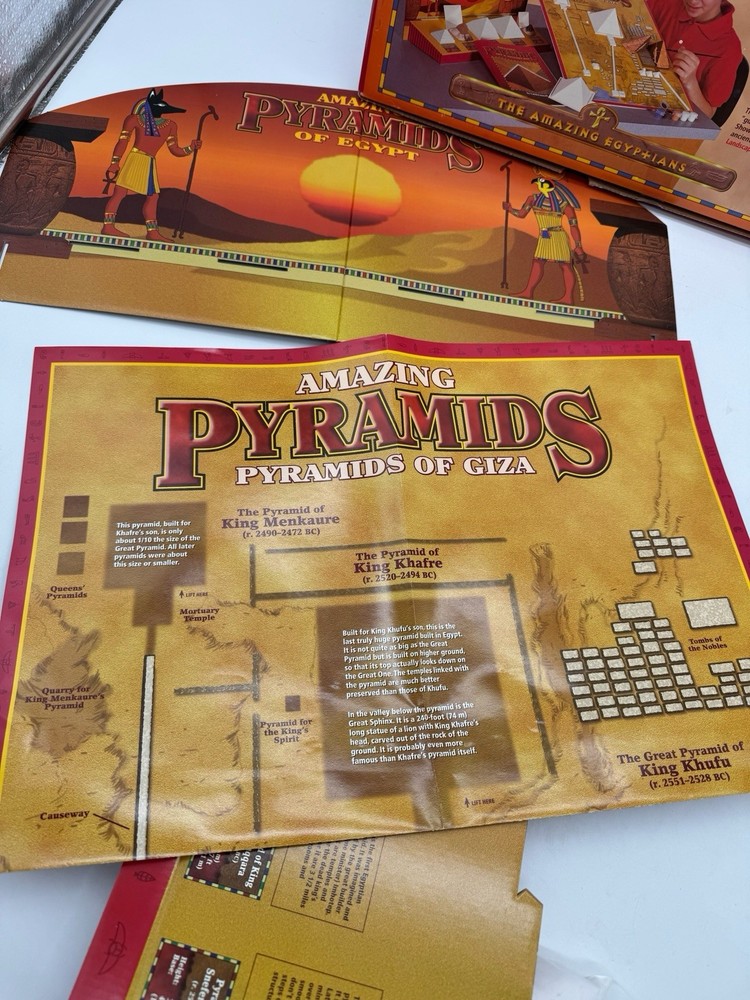 Amazing Pyramids Art History Kit Caleb Crowell Educational Design (Missing Book)