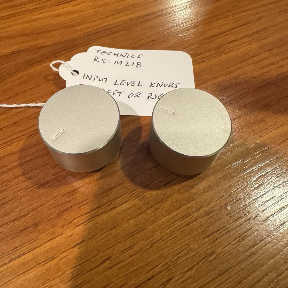 TECHNICS RS-M218 INPUT LEVEL KNOBS (PAIR) - EXCELLENT CONDITION
