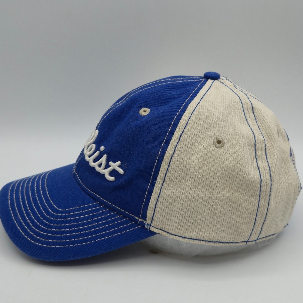 Titleist Blue White Script Logo Adjustable Strapback Golf Hat OSFA