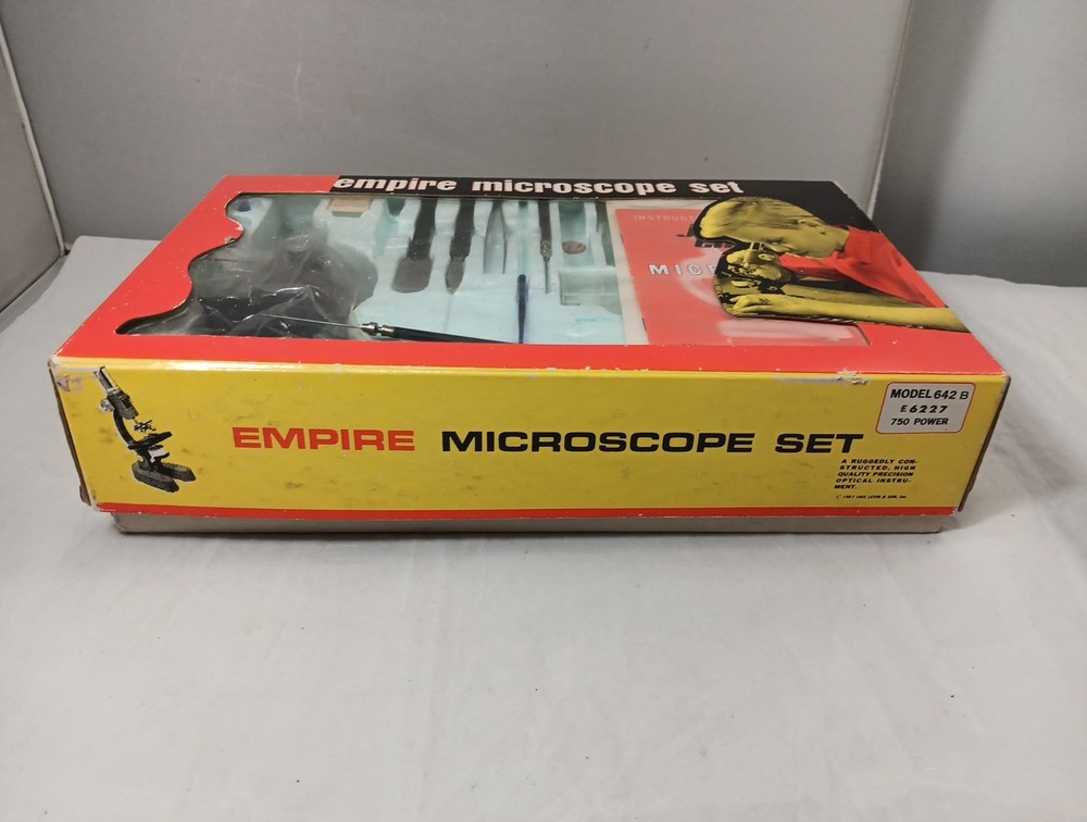 1967 Empire Microscope Set Model 642 B