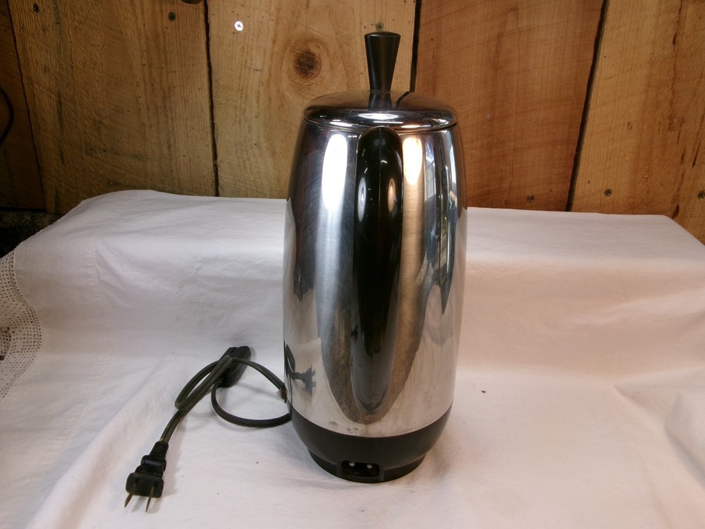 Vintage Farberware Superfast Fully Automatic Percolator Coffee Maker ~ Untested