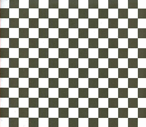 12x12 Paper - Black/white Checkered 6 Sheets