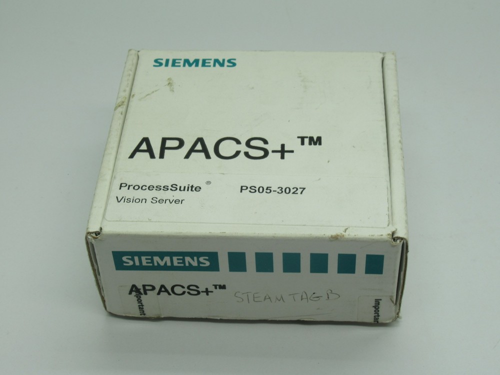 Siemens PS05-3027 APACS+ Process Suite Vision Server Software NEW